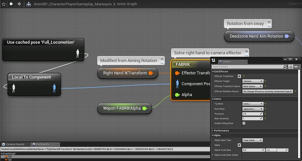 Designing An Immersive Fps In Unreal Engine 4 Part 2 Hand Ik And Deadzone Rotation Karl Lewis